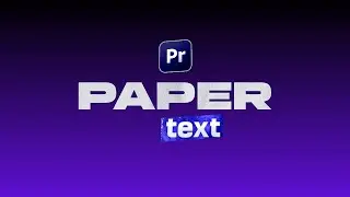 Create a Jittery Paper Text Effect in Premiere Pro [ New Tutorial ]