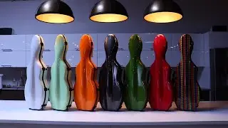 Tonareli Cello-Shaped Fiberglass Violin Case