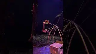 His first triple somersault from a swing to a swing!!! 🎊 | Cirque du Soleil #shorts