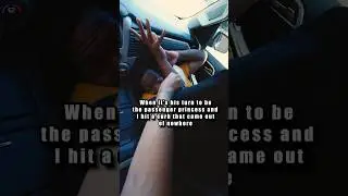 He&rsquo;s over reacting 😅 #driving #passenger #princess #cantdrive #relatable #couplecomedy