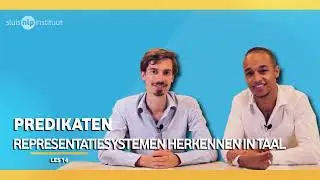 Hoe kun je de representatiesystemen herkennen in taal? (Predikaten - NLP)