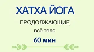 ХАТХА ЙОГА 60 мин. ПРОДОЛЖАЮЩИЕ. #хатхайога #йогадома #онлайнйога 