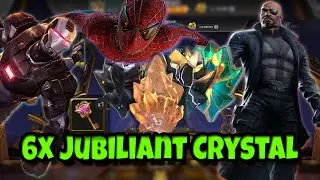 6X Jubiliant Crystal | 4x Titan | 6x Valiant #mcoc #kabamcoc #gamer #marvel #battleground