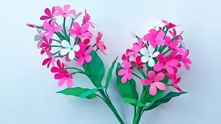 MADHABILATA - Paper Flower || Rangoon Creeper Flower Making Tutorial || Flower Making step by step 
