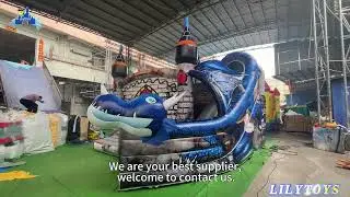 Magical Inflatable Castle Adventure! 🏰✨ Slide into Fun with Dragons & Turrets!