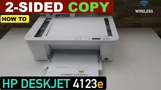 HP DeskJet 4123e 2-Sided Copy Setting.