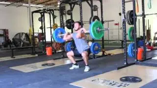 Ik plas in mijn broek tijdens de warming-up voor Clean and Jerk.