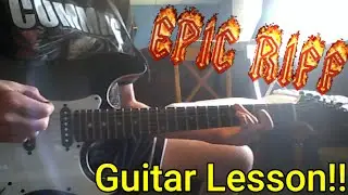 How to Play EPIC RIFF by ScotchOffTheRocks!