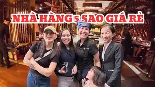 ĂN THỬ NHÀ HÀNG 5 SAO GIÁ RẺ TRÊN PHỐ ĐI BỘ NGUYỄN HUỆ || ĂN GÌ Ở MỸ
