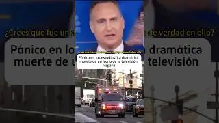 El mundo vio morirlo As&iacute; colaps&oacute; Jos&eacute; D&iacute;az-Balart en pleno noticiero #Adi&oacute;s #Leyenda