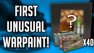 (TF2) UNBOXING MY FIRST UNUSUAL WARPAINT!