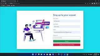 How to create a sing up form with HTML and CSS | CodeX Tutorial | no talking