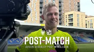 Post-Match | Jayden Stockley speaks to PVTV following promotion at Plough Lane