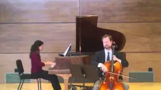 Gingando from Capriccio (1985) by William Bolcom for cello and piano