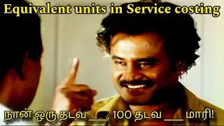 Equivalent units | Service costing