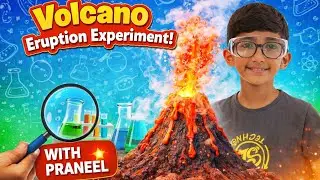 Volcano Eruption Experiment at Home 🔥 | Easy Science Project