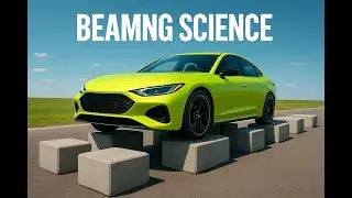 BeamNG.drive PhysicsTest #beamngdrive #brakingtest #carphysics #crashphysics #crashtest  #simulation