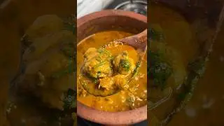 Ragi Mudde with chicken curry #shorts