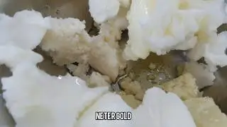 Hand crafting natural body butter - ASMR