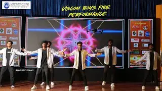 Viscom Boys | Fire Performance @sai_institutions #dance #college #collegedance #collegelife