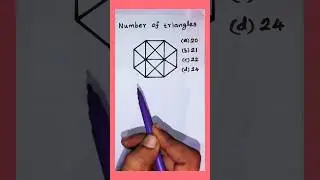 Counting figures reasoning | Counting triangles #figurecounting #countingfigures #tnpsc #maths
