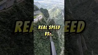 Real Speed vs. Slow Mo in Wingsuit BASE-jump target hitting. #skydiving #3triple7 #fly #junp