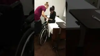 Student Demonstration: Transfer from Bed to Wheelchair