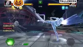 Ghost 5/65 vs Emma Frost node 36 AW marvel battle of champions / Марвел битва чемпионов