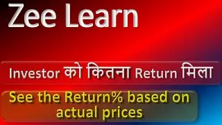 Zee Learn Price Analysis