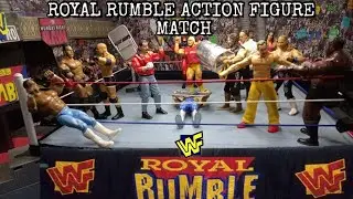 WWE Royal Rumble action figure match, wwe royal rumble stop motion, wwe royal rumble toy fight