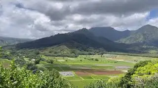 Hanalei Valley Lookout, Kauai, Hawaii.