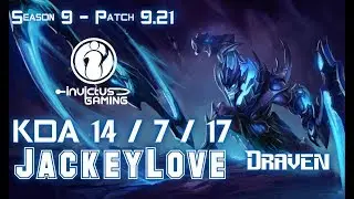 IG Jackeylove DRAVEN vs YASUO ADC - Patch 9.21 EUW Ranked