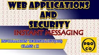 INSTANT MESSAGING FOR CLASS X
