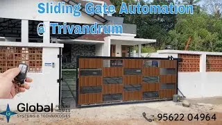Automatic Sliding Gate installed at Madathara, Trivandrum | Wifi Controlled Gate | 📞 9562204964