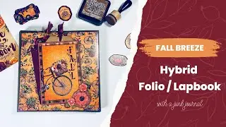 Fall Breeze Hybrid Folio / Lapbook with Junk Journal