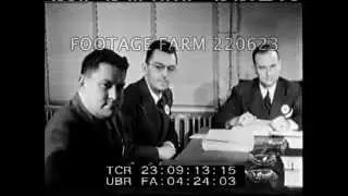 1944 British Trades Unionist Visit USA  220623-01 | Footage Farm