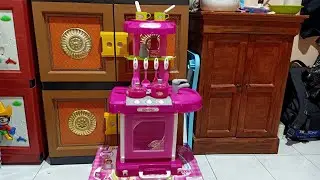 UNBOXING / TUTORIAL /CARA MERAKIT MAINAN MASAK-MASAKAN KITCHEN SET UNTUK ANAK CEWEK PEREMPUAN BALITA