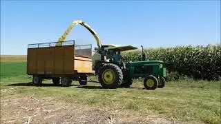 Novak custom harvesting 2020 corn silage snap shots.