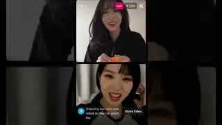 220330 VIVIZ Sinb & Eunha Instagram live