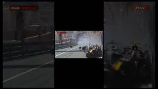 Большая авария Серхио Переса на гран при Монако 2024 #formula1