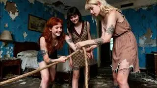 Trio de sisters en urbex
