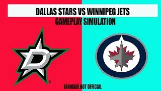 Dallas Stars vs Winnipeg Jets | Gameplay Simulation | NHL | Fan-Made