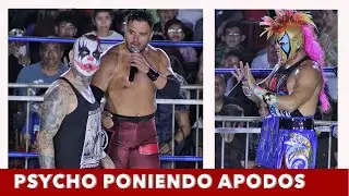 El día que Psycho Clown puso apodos a Luchadores de Triple a