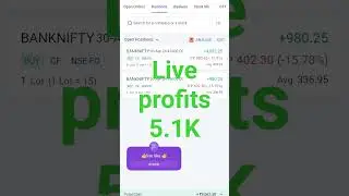 big profit from option trading only.       #bigprofits #banknifty #sharemarket #optionstrading #live