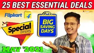 25+ Best Budget Essential Deals on Flipkart Big Saving Days May 2021 | Data Dock