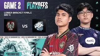 ALTER EGO vs EVOS | Playoffs Day 4 | Game 2 | #MPLIDS16