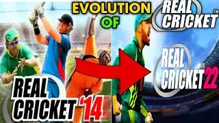 Evolution Of Real Cricket Games | 2014-2022 | Rc14 To Rc22