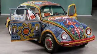 Сможете угадать, сколько бусин на этом Volkswagen?