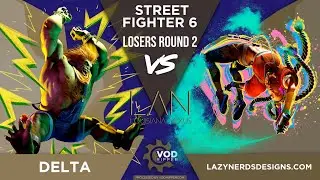 Delta (Blanka) vs LazyNerdsDesigns.com (Kimberly) - Losers Round 2 - LA Nexus FGC
