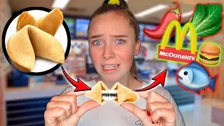 1 Tag bestimmen GLÜCKSKEKSE was wir ESSEN! 🥠🐟 | CARAMELLA